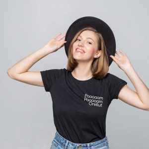 Camiseta de mujer "Pam pam orellut"